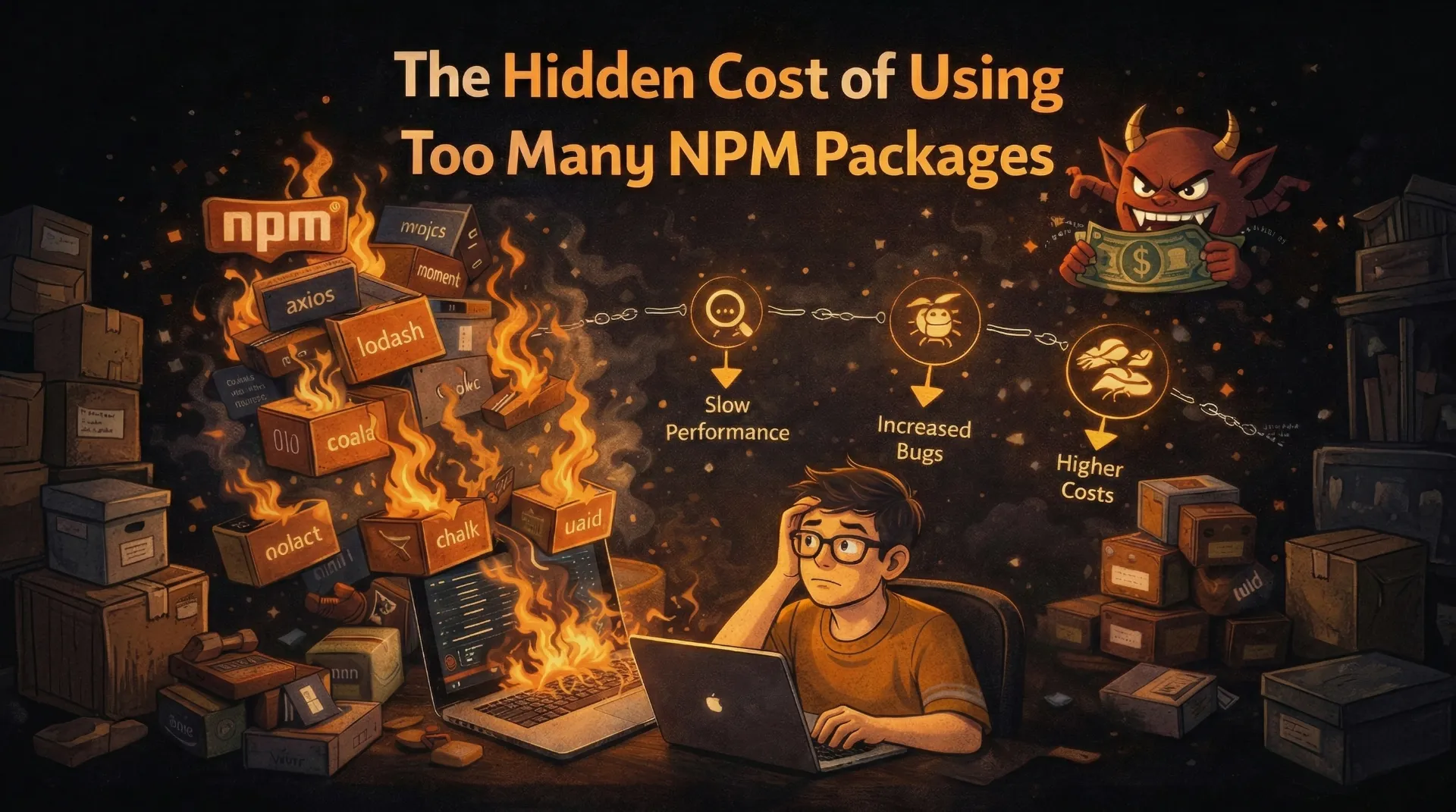 The Hidden Cost of Using Too Many NPM Packages