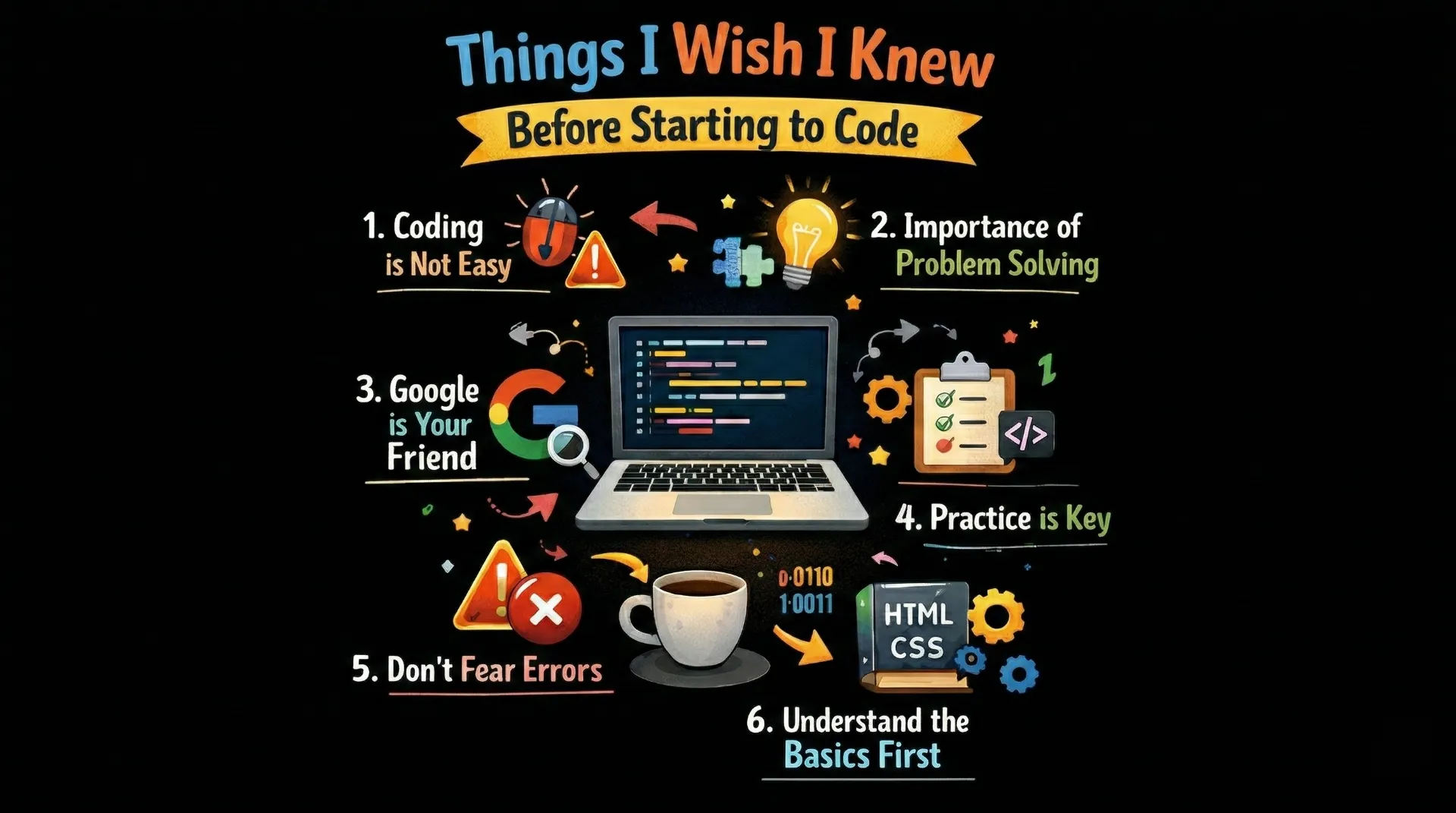 Things I Wish I Knew Before Starting to Code