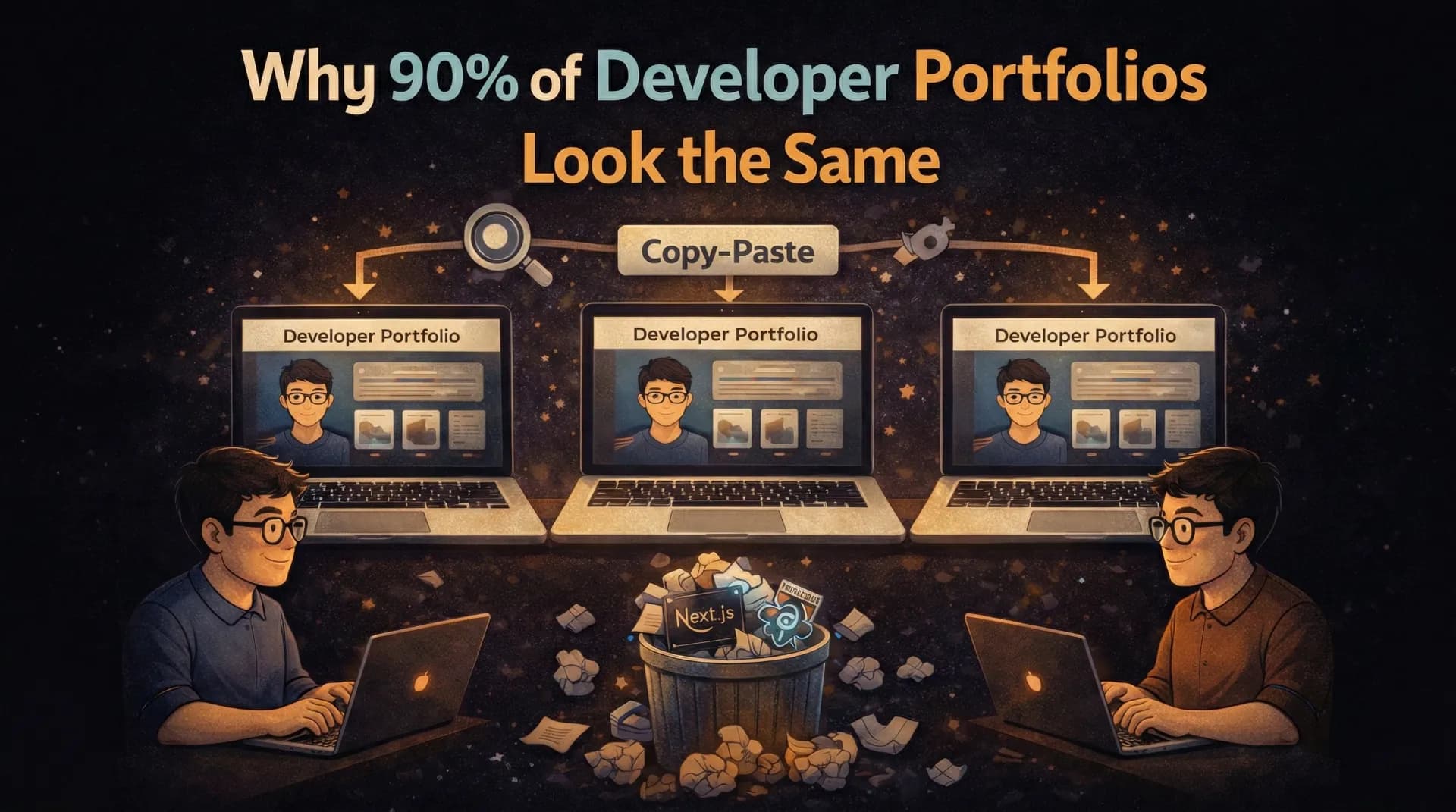 Why 90% of Developer Portfolios Look the Same (And How to Actually Stand Out)