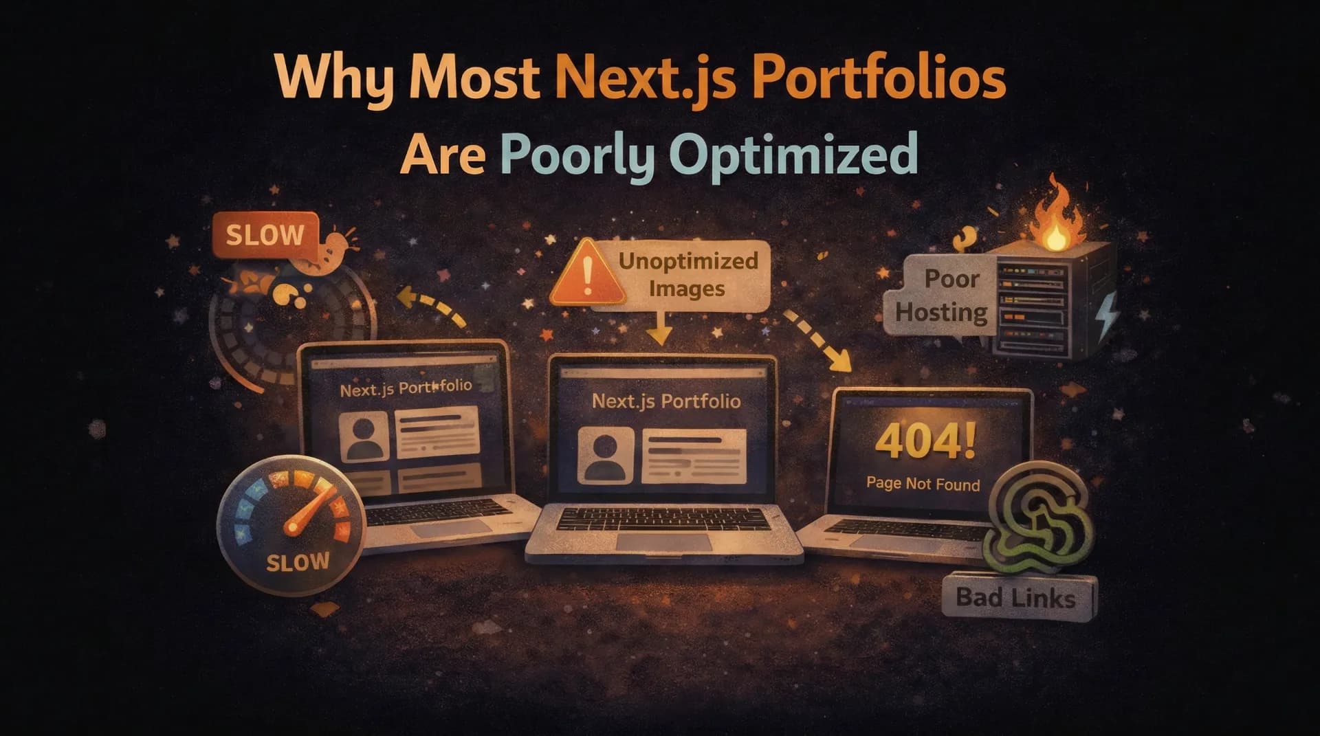 Why Most Next.js Portfolios Are Poorly Optimized (And How to Fix Yours)